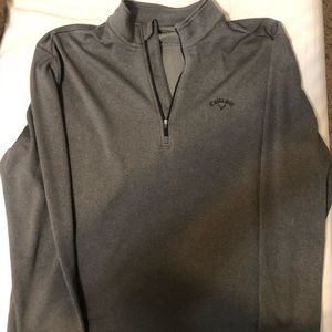 Callaway long sleeve quarter zip shirt XL